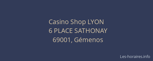 Casino Shop LYON