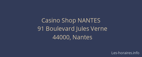 Casino Shop NANTES