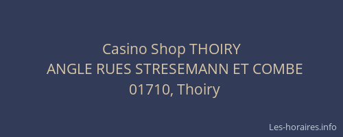 Casino Shop THOIRY