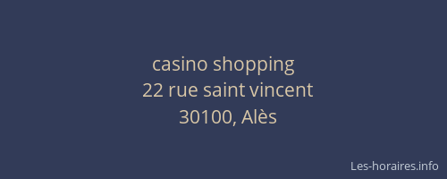 casino shopping