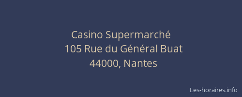Casino Supermarché