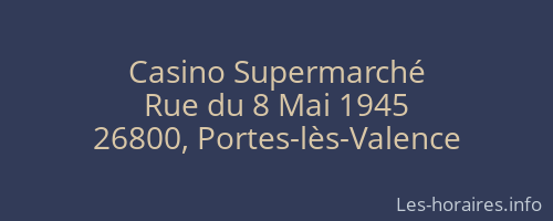 Casino Supermarché