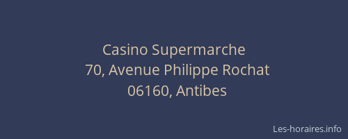 Casino Supermarche