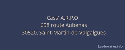 Cass' A.R.P.O