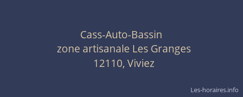 Cass-Auto-Bassin