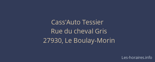Cass'Auto Tessier