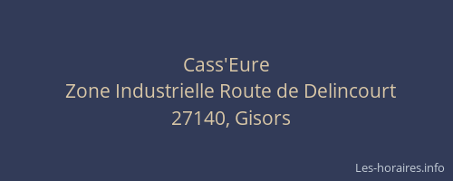 Cass'Eure
