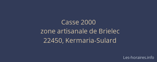 Casse 2000