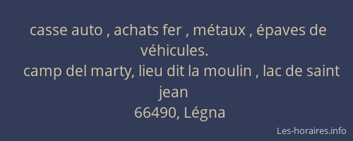 casse auto , achats fer , m&eacute;taux , &eacute;paves de v&eacute;hicules.