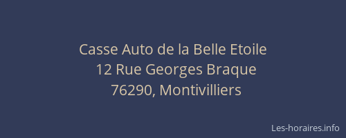 Casse Auto de la Belle Etoile