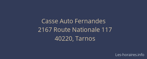 Casse Auto Fernandes