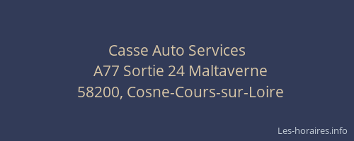 Casse Auto Services