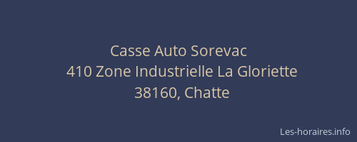 Casse Auto Sorevac