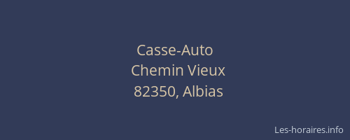 Casse-Auto