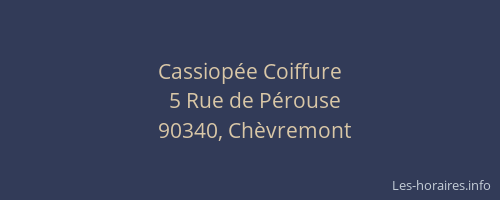 Cassiopée Coiffure