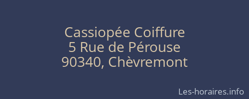 Cassiopée Coiffure