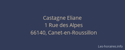 Castagne Eliane