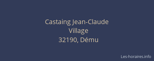 Castaing Jean-Claude