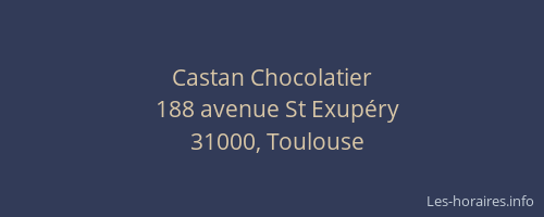 Castan Chocolatier