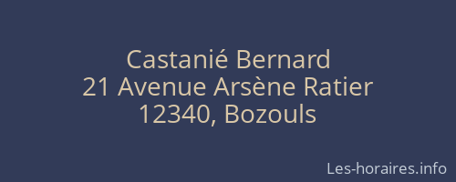 Castanié Bernard