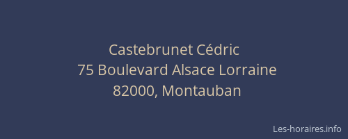 Castebrunet Cédric