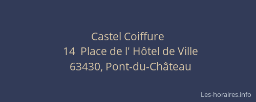Castel Coiffure