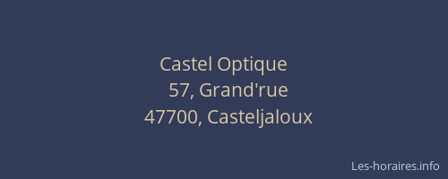 Castel Optique