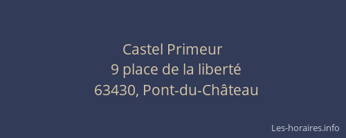 Castel Primeur