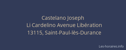 Castelano Joseph