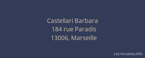 Castellari Barbara