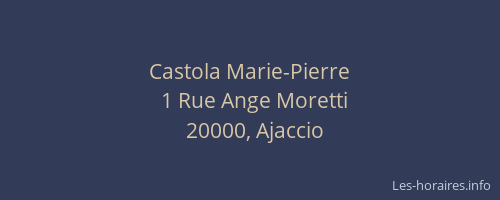 Castola Marie-Pierre