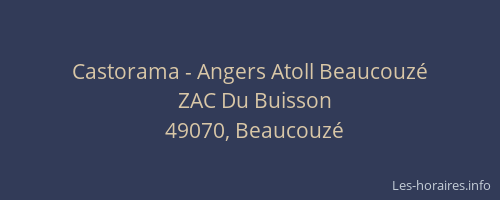 Castorama - Angers Atoll Beaucouzé
