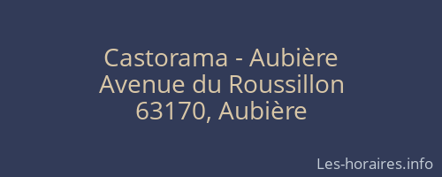 Castorama - Aubière