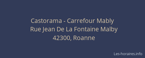 Castorama - Carrefour Mably