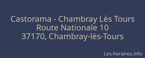 Castorama - Chambray Lès Tours