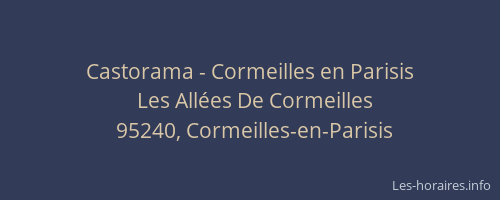 Castorama - Cormeilles en Parisis