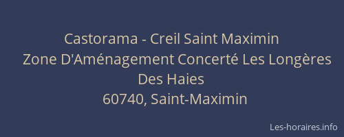 Castorama - Creil Saint Maximin