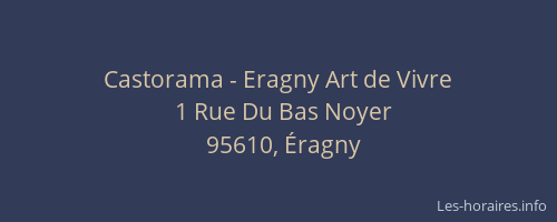 Castorama - Eragny Art de Vivre