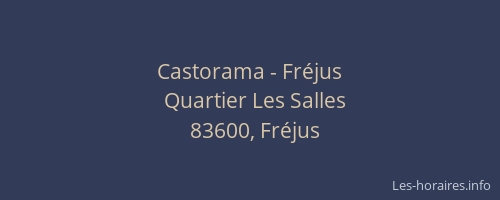 Castorama - Fréjus