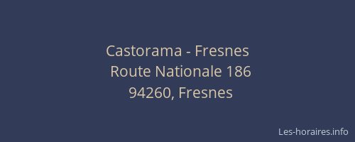 Castorama - Fresnes