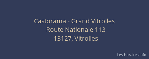 Castorama - Grand Vitrolles
