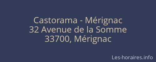 Castorama - Mérignac