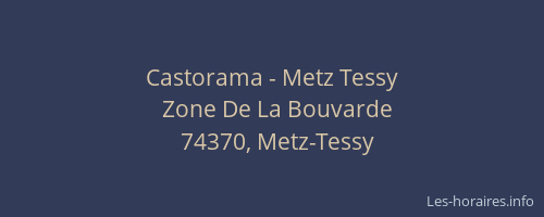 Castorama - Metz Tessy