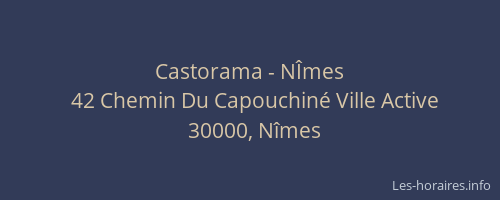 Castorama - NÎmes