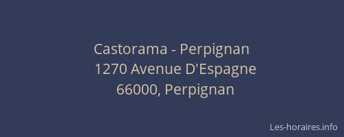 Castorama - Perpignan