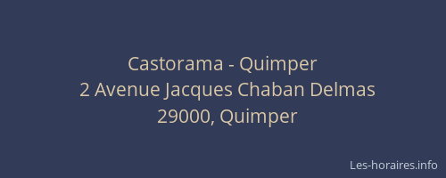 Castorama - Quimper