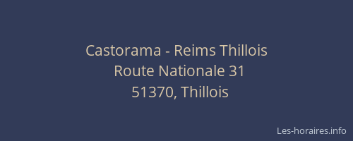 Castorama - Reims Thillois