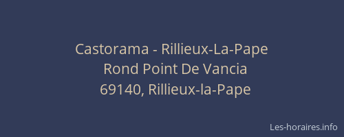 Castorama - Rillieux-La-Pape