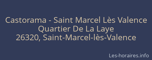 Castorama - Saint Marcel Lès Valence