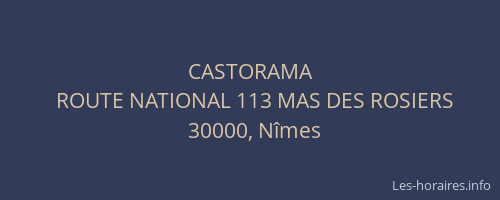 CASTORAMA